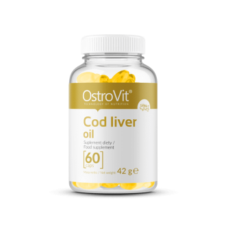 OstroVit Cod Liver Oil – Ulei din Ficat de Cod 60 capsule