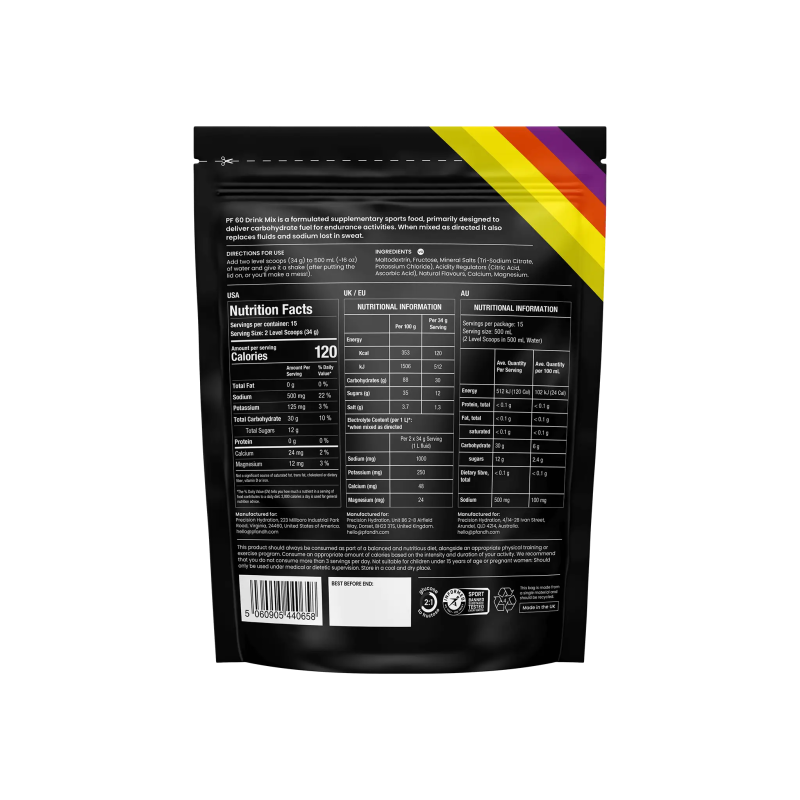 Băutură Energizantă Precision Fuel Drink Mix PF60 510g