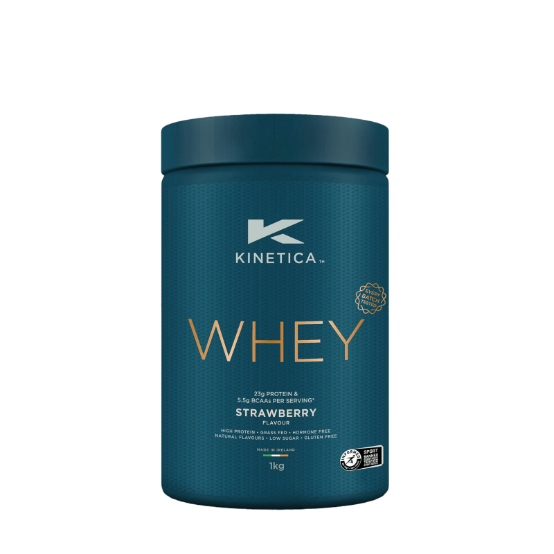 Proteine din Zer Kinetica Whey Protein 1kg Strawberry
