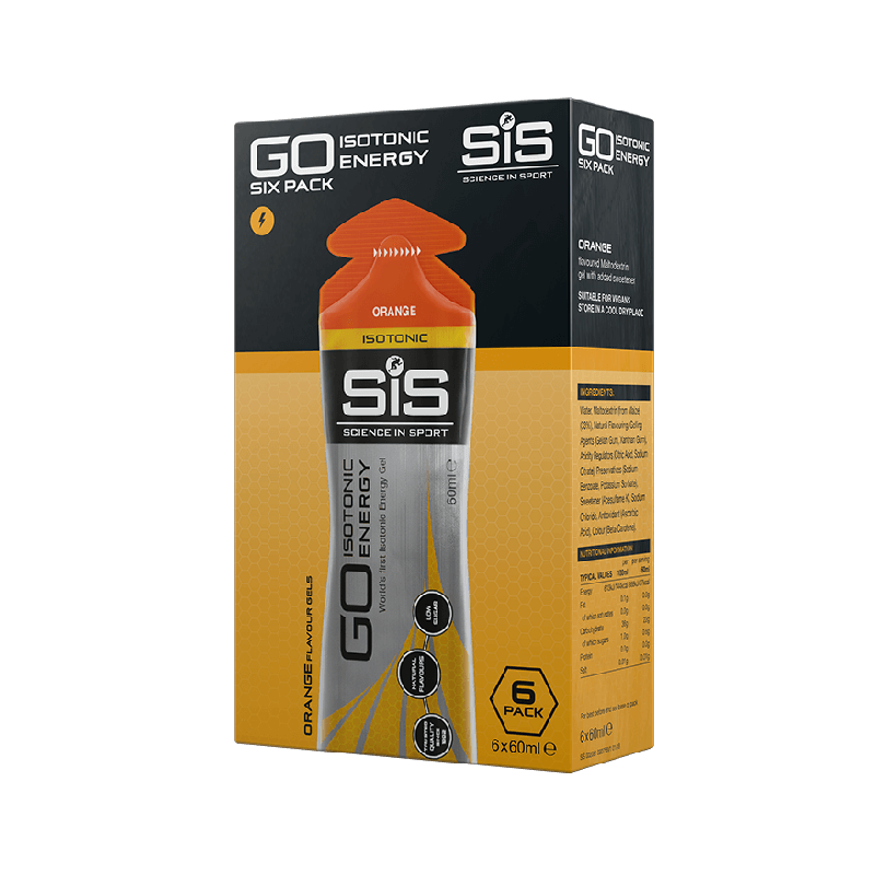 Gel Energizant SiS GO Isotonic Energy Gel 60ml 6 Pack Orange