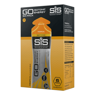 Gel Energizant SiS GO Isotonic Energy Gel 60ml Tropical 6 Pack