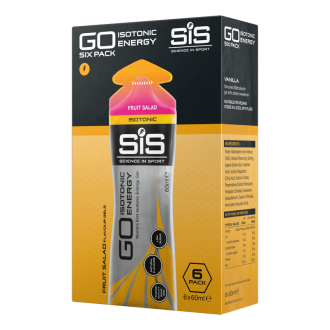 Gel Energizant SiS GO Isotonic Energy Gel 60ml 6 Pack Fruit Salad