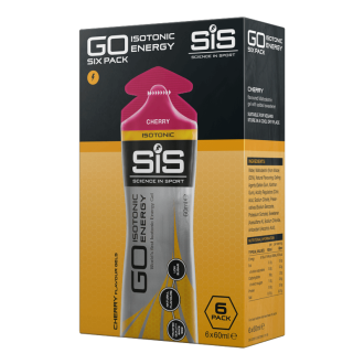 Gel Energizant SiS GO Isotonic Energy Gel 60ml 6 Pack Cherry