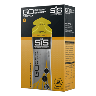 Gel Energizant SiS GO Isotonic Energy Gel 60ml 6 Pack Pineapple