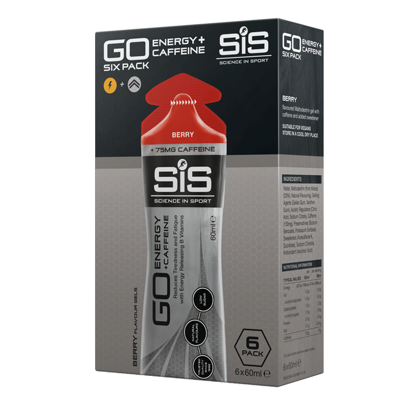 Gel Energizant SiS GO Energy + Caffeine Gel 60ml 6 Pack Berry