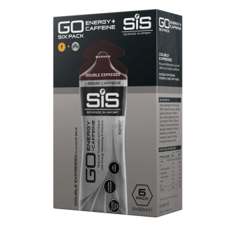 Gel Energizant SiS GO Energy + Caffeine Gel 60ml 6 Pack Double Espresso