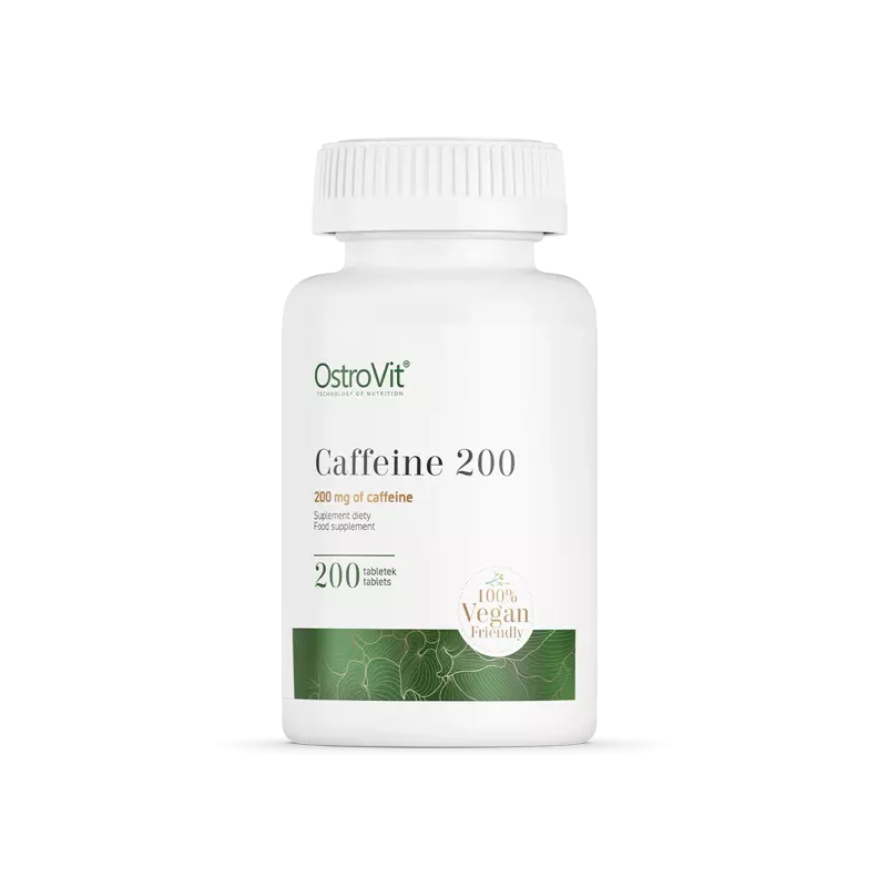 Cafeină OstroVit Caffeine 200mg 200 tablete