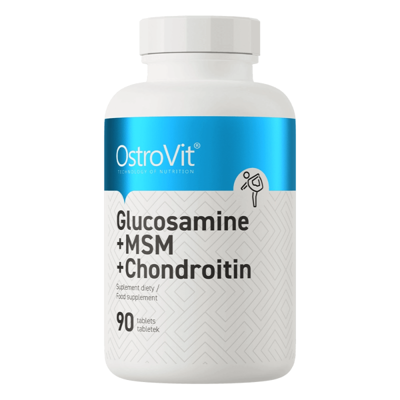 OstroVit Glucozamină + MSM + Condroitină 90 tablete