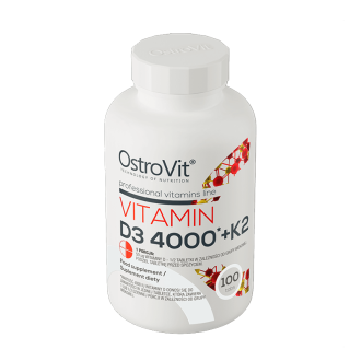 Vitamina D3 OstroVit Vitamin D3 4000 UI + K2 100 tablete