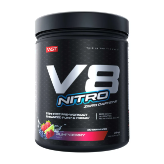 VAST V8 Nitro Pre-workout Fara Cafeina 364g