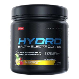 VAST Hydro - Pudră de Hidratare cu Electroliti 300g Strawberry Pineapple