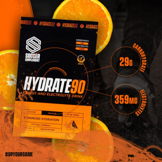 Băutură cu Electroliți Soccer Supplement Hydrate90 12 Plicuri