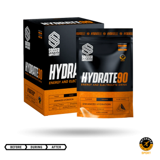 Băutură cu Electroliți Soccer Supplement Hydrate90 12 Plicuri