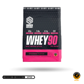 Izolat Proteic din Zer Soccer Supplement WHEY90 1kg Strawberry