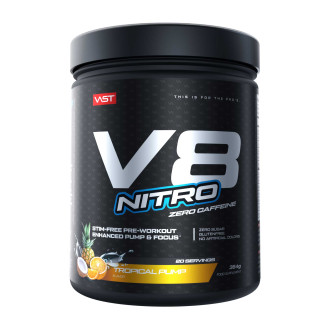 VAST V8 Nitro Pre-workout Fara Cafeina 364g