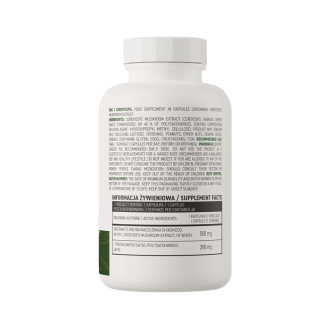 OstroVit Cordyceps VEGE 60 caps info