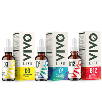 Vivo VEGAN PACK - D3 + B12 + Omega 3