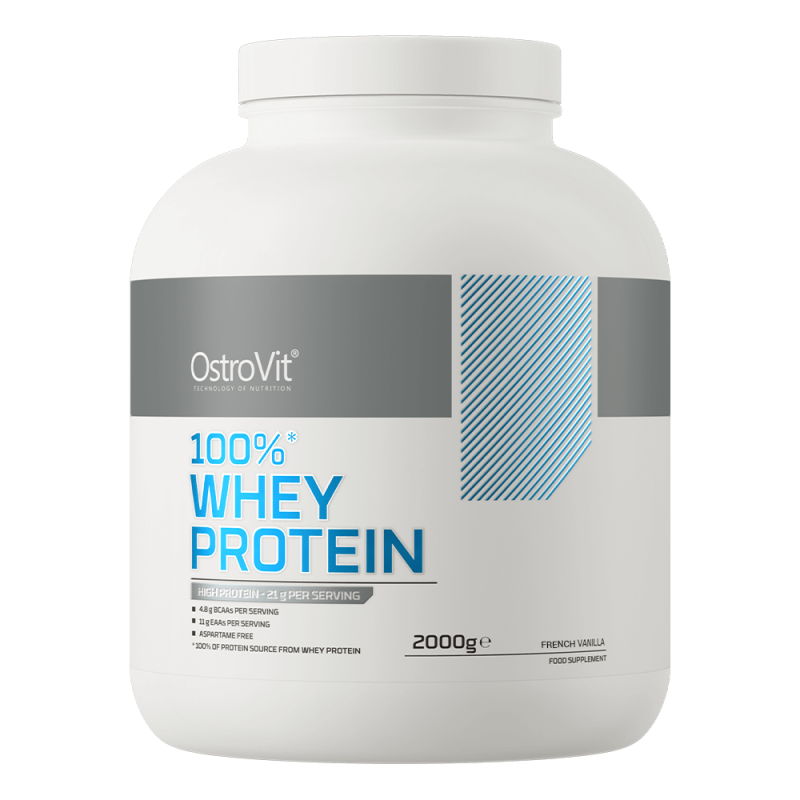 Proteină din Zer OstroVit 100% Whey Protein 2kg Vanilla