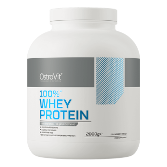 Proteină din Zer OstroVit 100% Whey Protein 2kg Strawberry