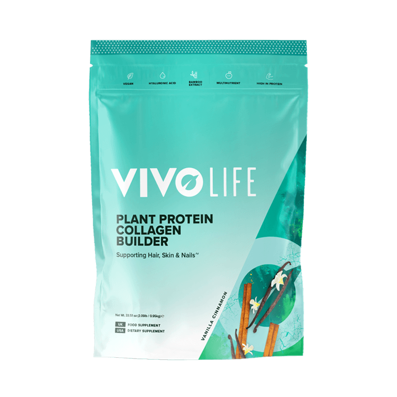 Vivo Plant Protein Collagen Builder Vanilla Cinnamon 900g