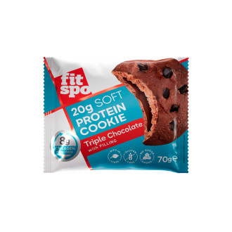 Prajitura proteica FitSpo Protein Cookie 70g - Diverse arome