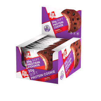 Cutie 10 Prajituri Proteice FitSpo Protein Cookie 70g - Diverse arome