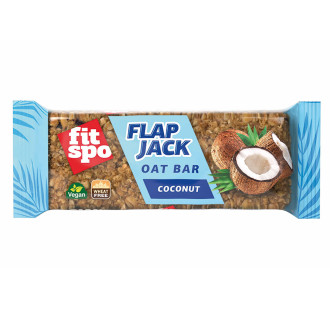 Baton din Ovăz FitSpo Flapjack Oat Bar 80g Coconut