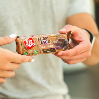 Cutie 12 Batoane din Ovăz FitSpo Flapjack Oat Bar 80g - Diverse Arome