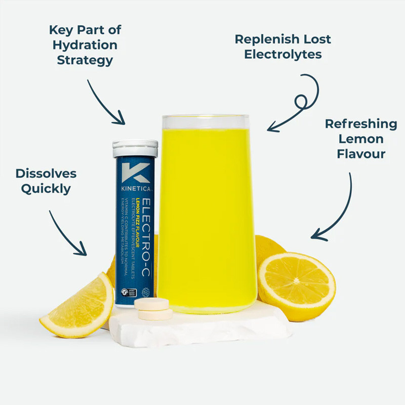 Tablete Hidratare Kinetica Electro-C Lemon 67g