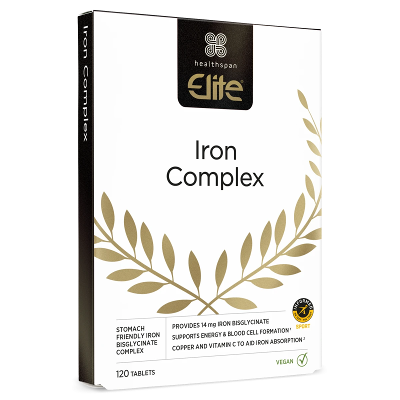 Complex de Fier Healthspan Elite Iron Complex 120 tablete