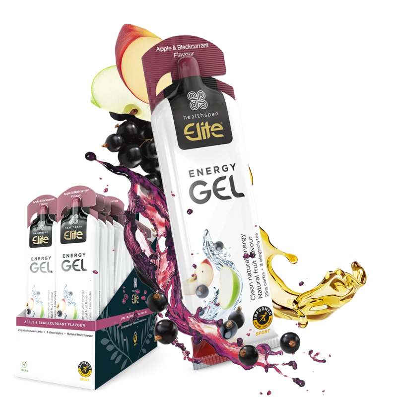 Gel Energizant Healthspan Elite Energy Gel 60g Apple Blackcurrant
