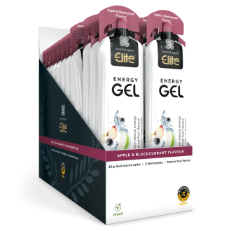 Cutie 24 Geluri Energizant Healthspan Elite Energy Gel 60g Apple Blackcurrant