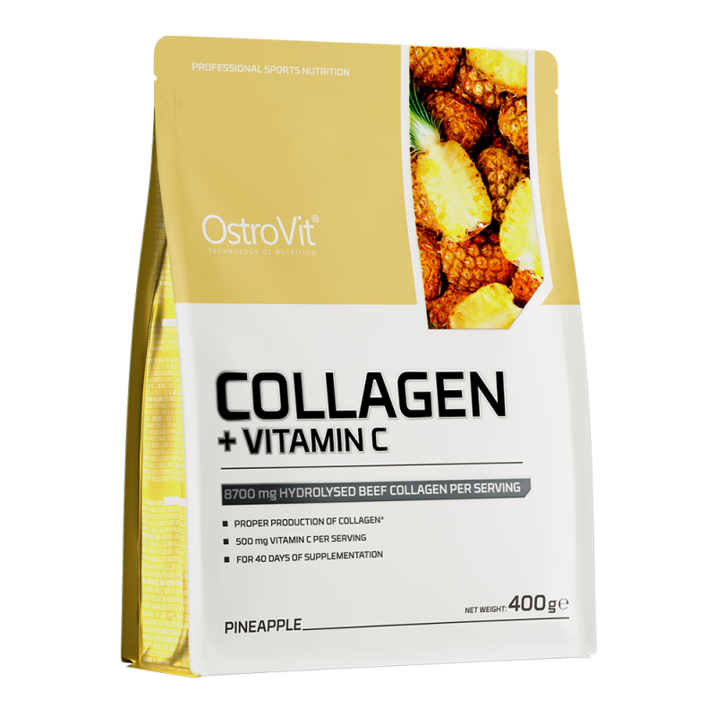 OstroVit Colagen + Vitamina C 400g Pineapple