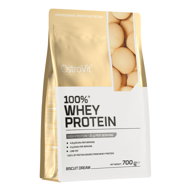 Proteină din Zer OstroVit 100% Whey Protein 700g Biscuit Dream
