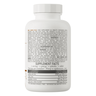 Biotina OstroVit Biotin Plus 100 tablete