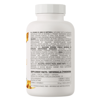 OstroVit Vitamina D3 4000 UI 120 capsule moi