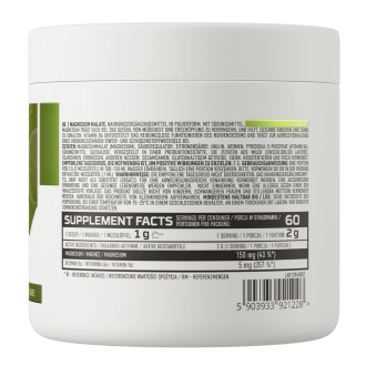 Malat de Magneziu OstroVit Magnesium Malate 120g - diverse arome