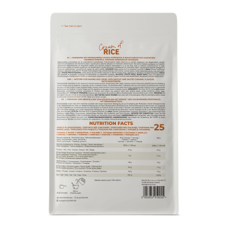 Crema de orez OstroVit Cream of Rice 1kg - Diverse arome