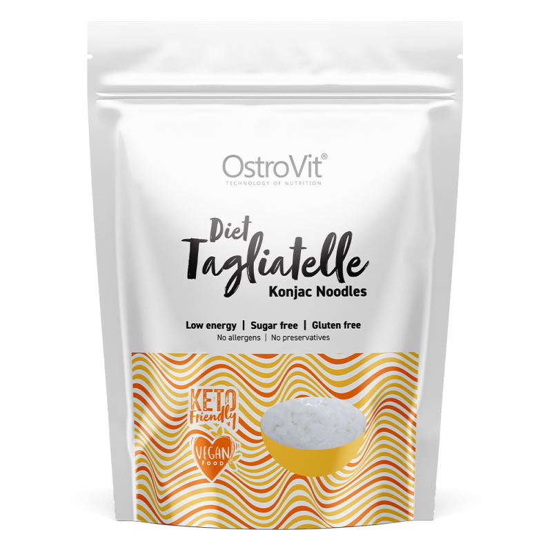 Paste Konjac OstroVit Diet Tagliatelle Noodles 400g