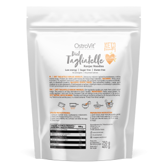 Paste Konjac OstroVit Diet Tagliatelle Noodles 400g