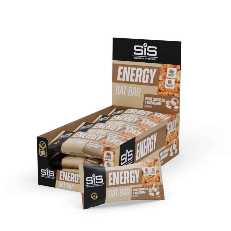 Cutie 12 Batoane SiS Energy Oat Bar 70g White Chocolate & Macadamia