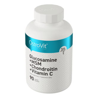 OstroVit Glucozamină + MSM + Condroitină + Vitmina C 90 tablete (2)