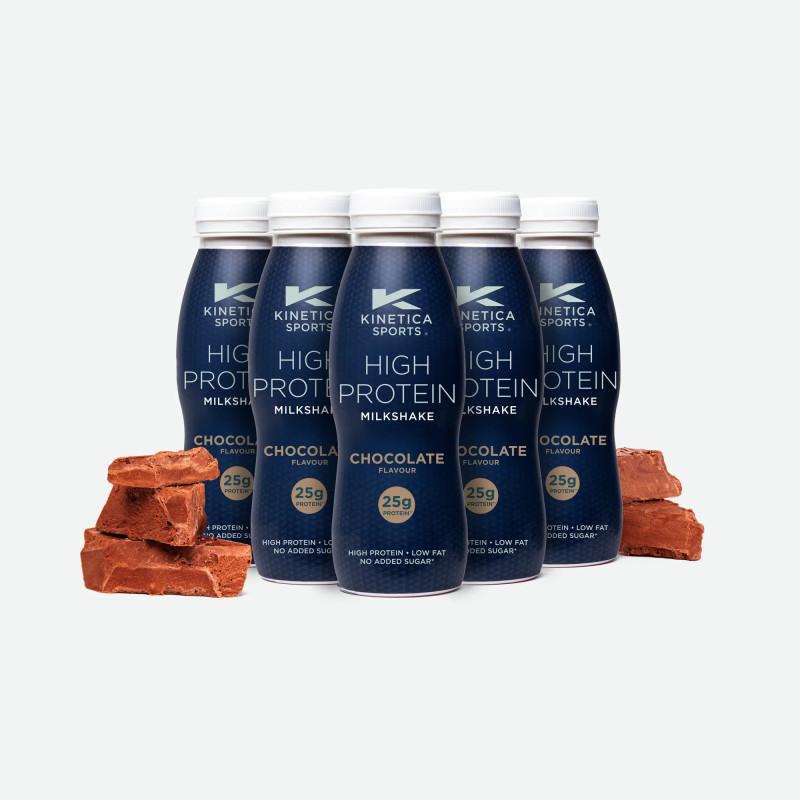 Kinetica High Protein Milkshake - Diverse arome - 12 x 330ml