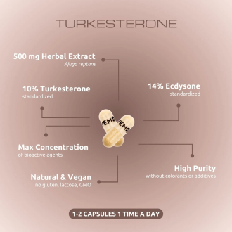 Turkesteron VemoHerb Turkesterone 60 caps