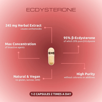 Ecdisteron VemoHerb Ecdysterone 90 caps