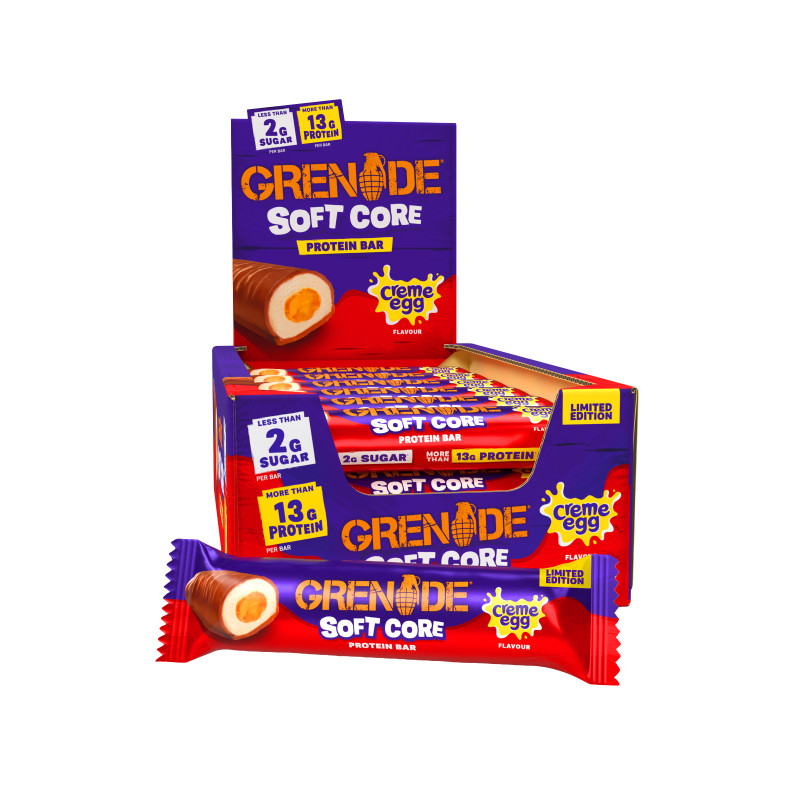 Cutie 18 Batoane Proteice Grenade Soft Core Protein Bar 45g