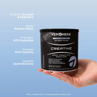 Creatină Monohidrat VemoHerb Creatine 300g