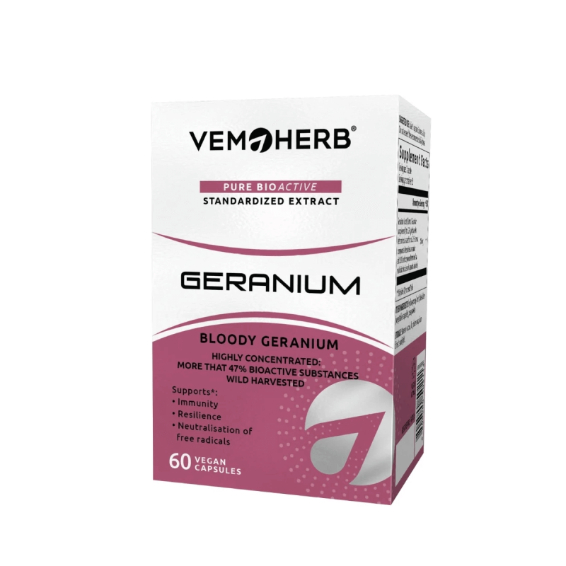Extract de Ciocul Berzei VemoHerb Geranium 60 capsule