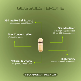 Extract de Guggul VemoHerb Guggulsterone 90 capsule