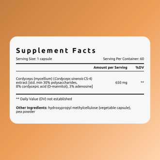 Extract de Cordyceps VemoHerb Cordyceps 60 capsule
